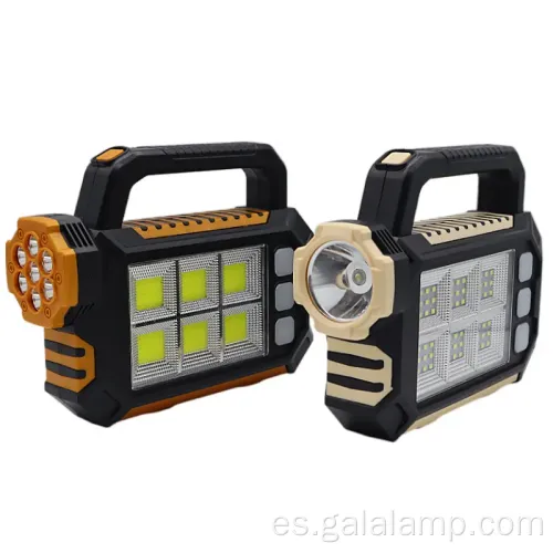 Luz de trabajo LED solar de alta potencia para acampar